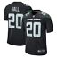New York Jets Breece Hall #20 Nike Black Alternate Official NFL Game 2022 Draft NFL Jersey